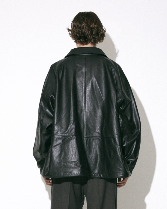 Beautiful People 24AW レザーコーチジャケット 40サイズ ビューティフルピープル beautiful people 24aw ラムレザー