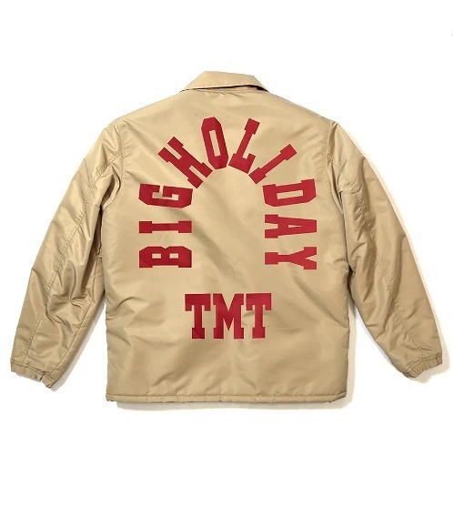 POINT2倍】【TMTティーエムティー】BIG LOGO NYLON BOA JACKET(4色) S