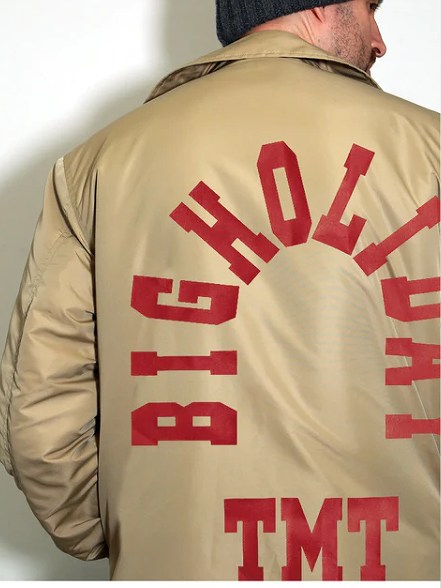 POINT2倍】【TMTティーエムティー】BIG LOGO NYLON BOA JACKET(4色) S