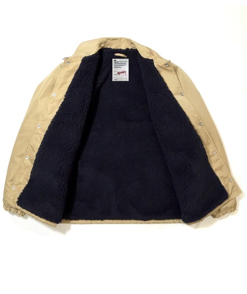 POINT2倍】【TMTティーエムティー】BIG LOGO NYLON BOA JACKET(4色) S