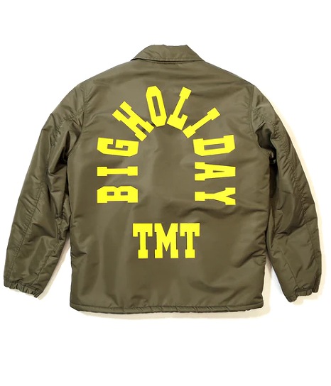 POINT2倍】【TMTティーエムティー】BIG LOGO NYLON BOA JACKET(4色) S
