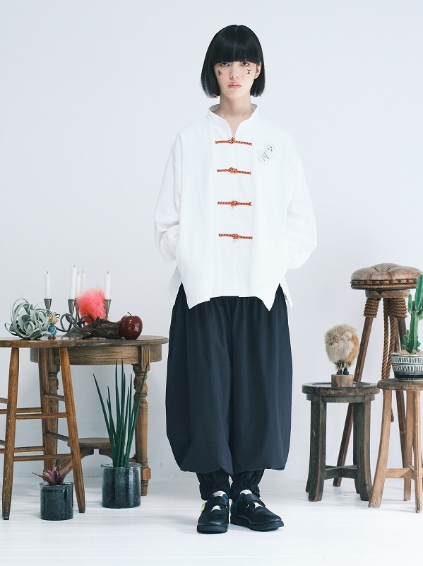 BEDSIDEDRAMAベッドサイドドラマ】 bsd22SS-10 Fake China Shirt