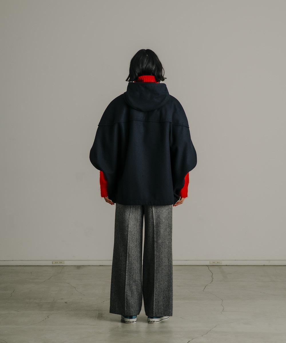 FACETASM ファセッタズム】WOOL CIRCLE CAPE/NAVY | FACETASM | AMATERA