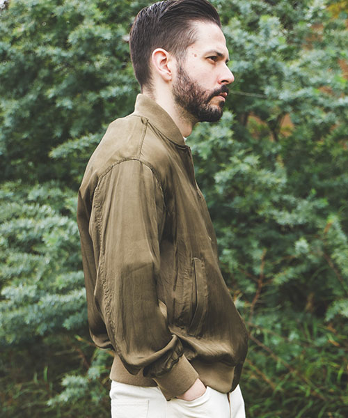 MR.OLIVEミスターオリーブ】PIGMENT CUPRA / MA-1 JACKET