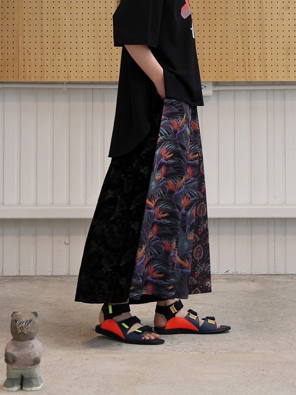 bedsidedramaベッドサイドドラマ】 Tropical Mix Circular Pants 