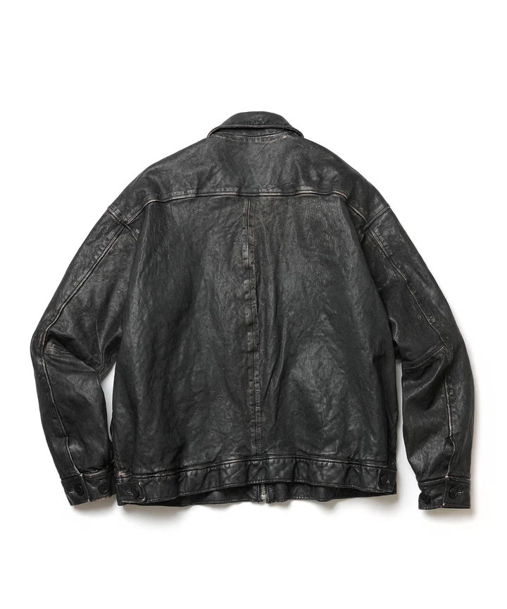 MR.OLIVEミスターオリーブ】VINTAGE CRAFT SHEEP LEATHER / OVERSIZE