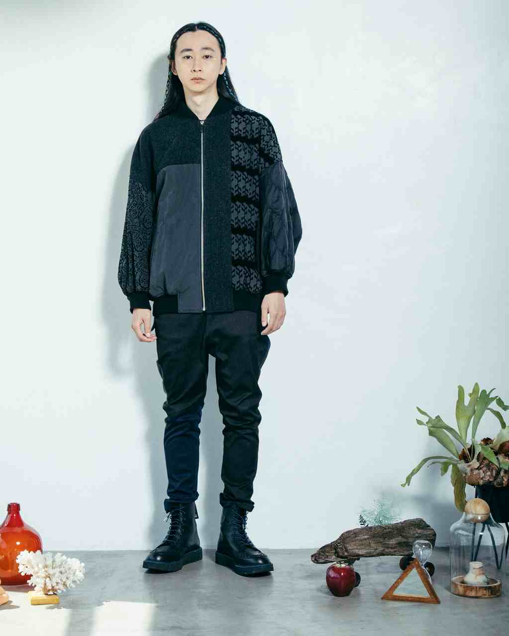 STOF Melting Textile Blouson ミクスチャーブルゾン 【公式通販】