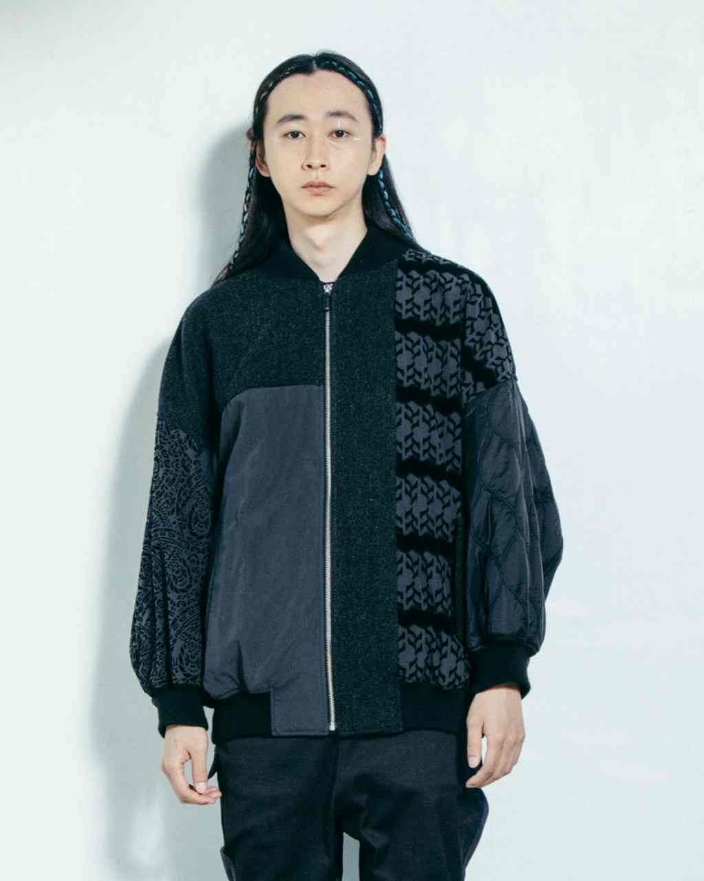 STOF/ストフ/Melting textile blouson POINT2倍】【STOFストフ】 SF22AW-04 Melting textile blouson (2色