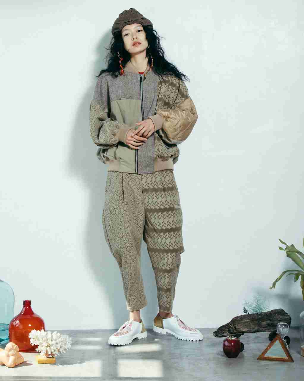 STOF Melting Textile Blouson ミクスチャーブルゾン 【公式通販】