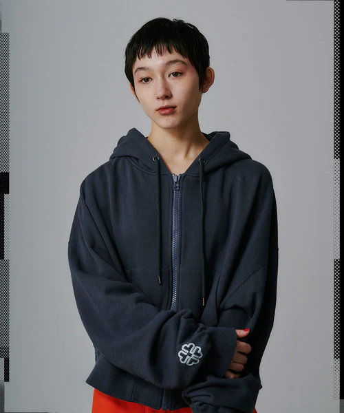 25AW】【FACETASM ファセッタズム】CROPPED ZIP-UP HOODIE（4色