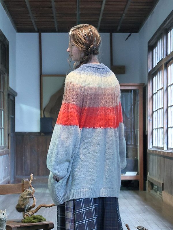 bedsidedrama - bedsidedrama/ベッドサイドドラマ/オーロラモヘアニットコート BEDSIDEDRAMAベッドサイドドラマ】 Aurora Mohair Knit Coat bsd21AW
