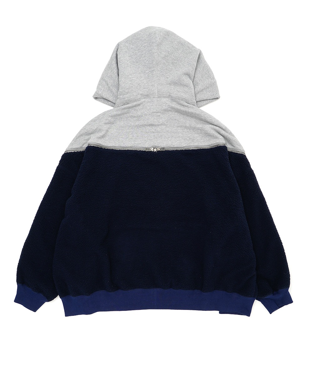 トップス FACETASM 23FW FLEECE ZIPPER HOODIE/4size POINT2倍】【FACETASM ファセッタズム】FLEECE ZIPPER HOODIE（4色