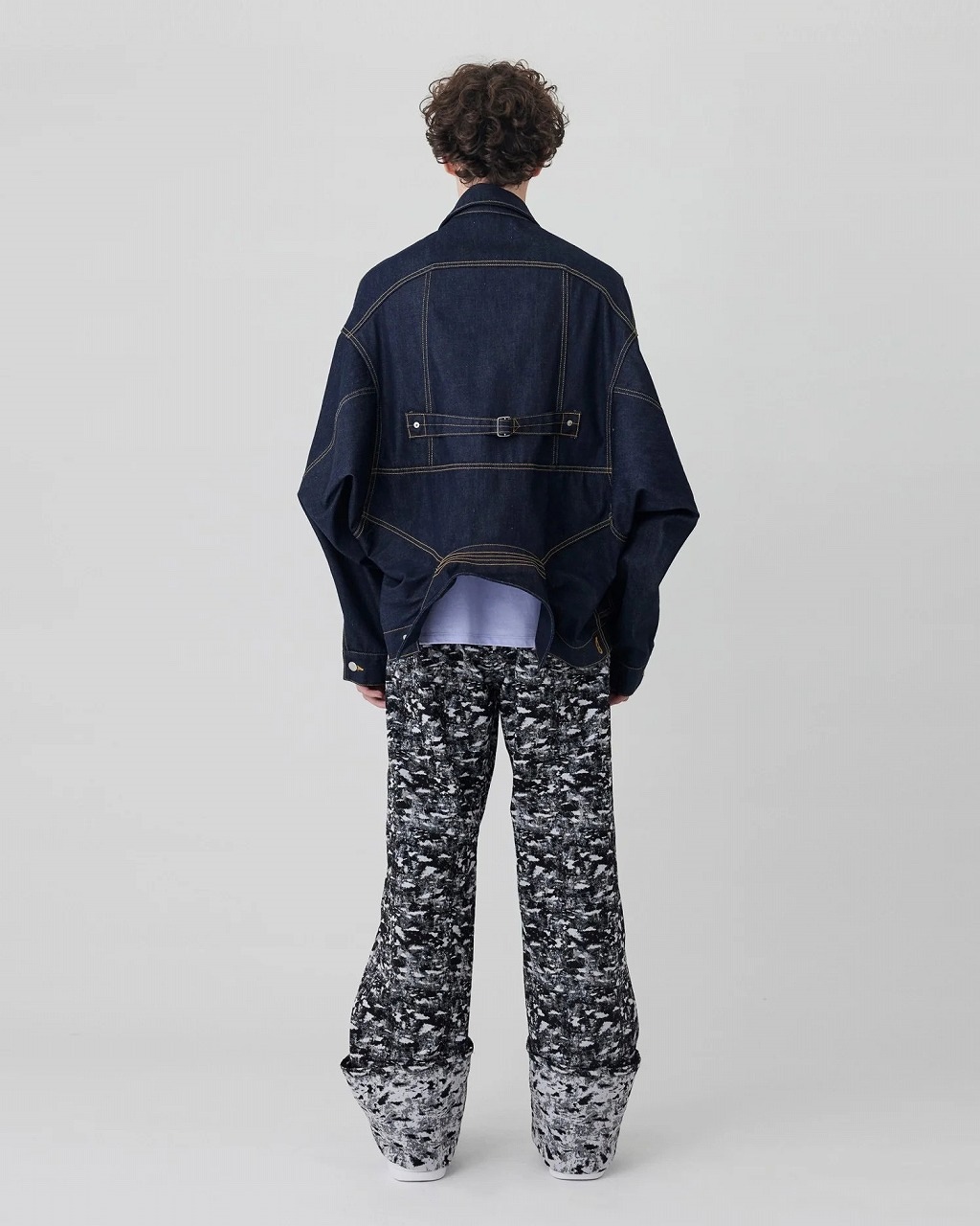 【支給品】 ネイビー　岡山湯郷Belle ピステ上下　Mサイズ POINT3倍】【beautiful people / ビューティフルピープル】double-end