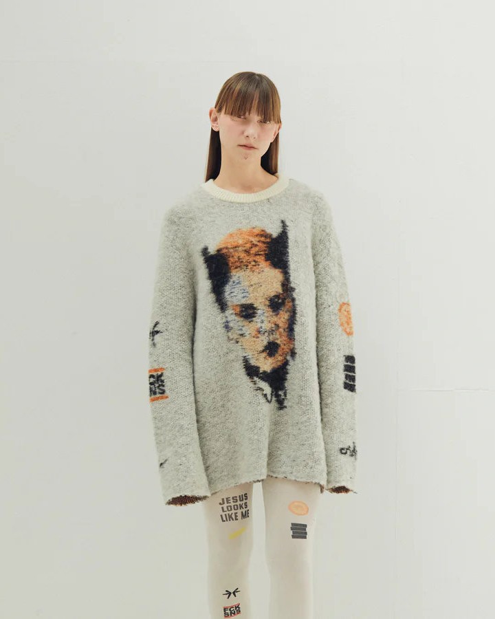【受注】【10％ POINT還元!!】【STOFストフ】 Alternative Knit Sweater（SF26AW-17）(2色 ...