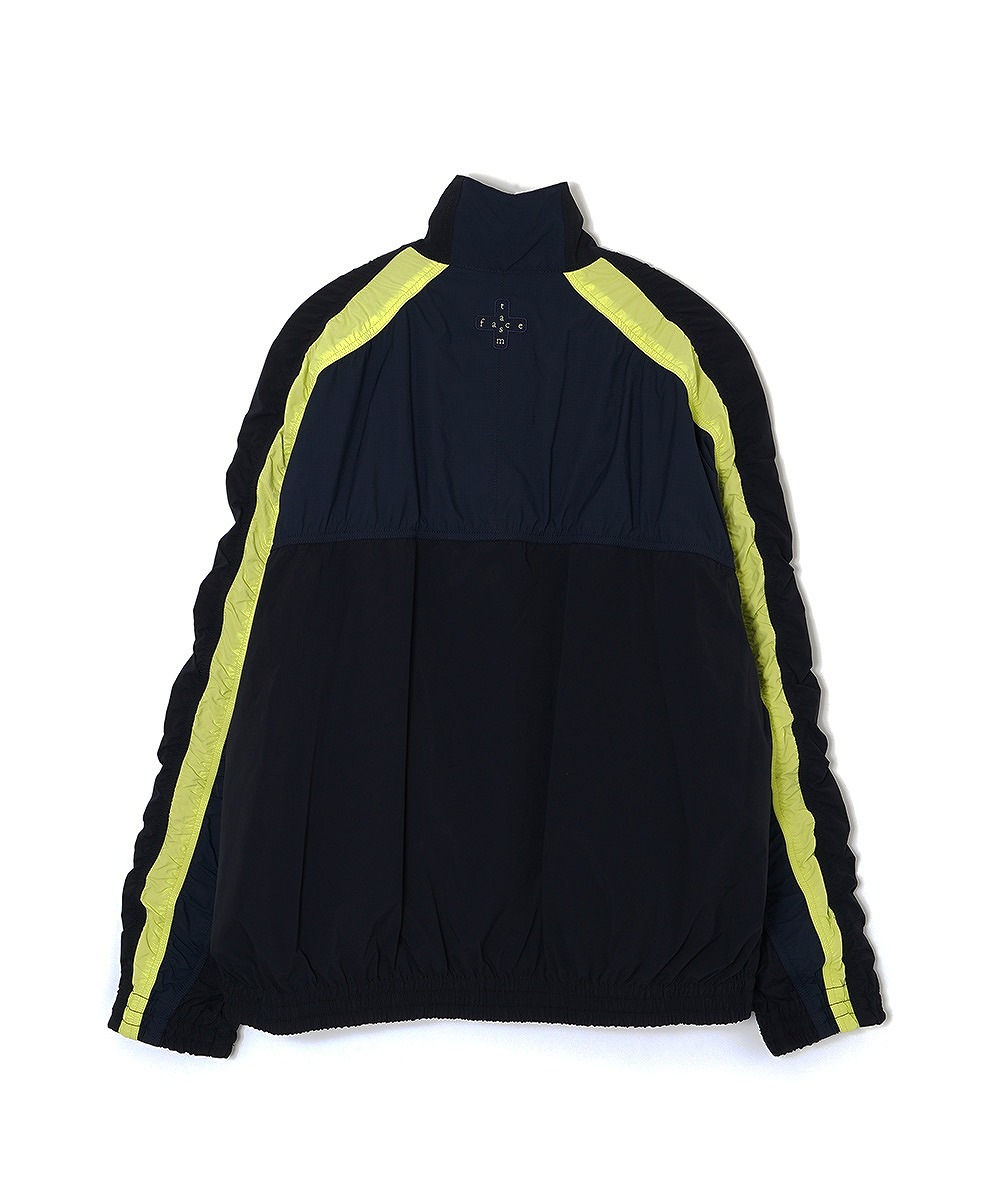 FACETASM ファセッタズム】GATHERED SEAM TRACK JACKET/BLACK×GREEN
