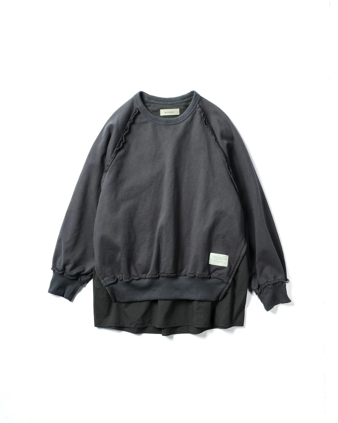 WIZZARD (ウィザード)】 LAYERED ZIP SWEAT (W26SS)（3色） | WIZZARD