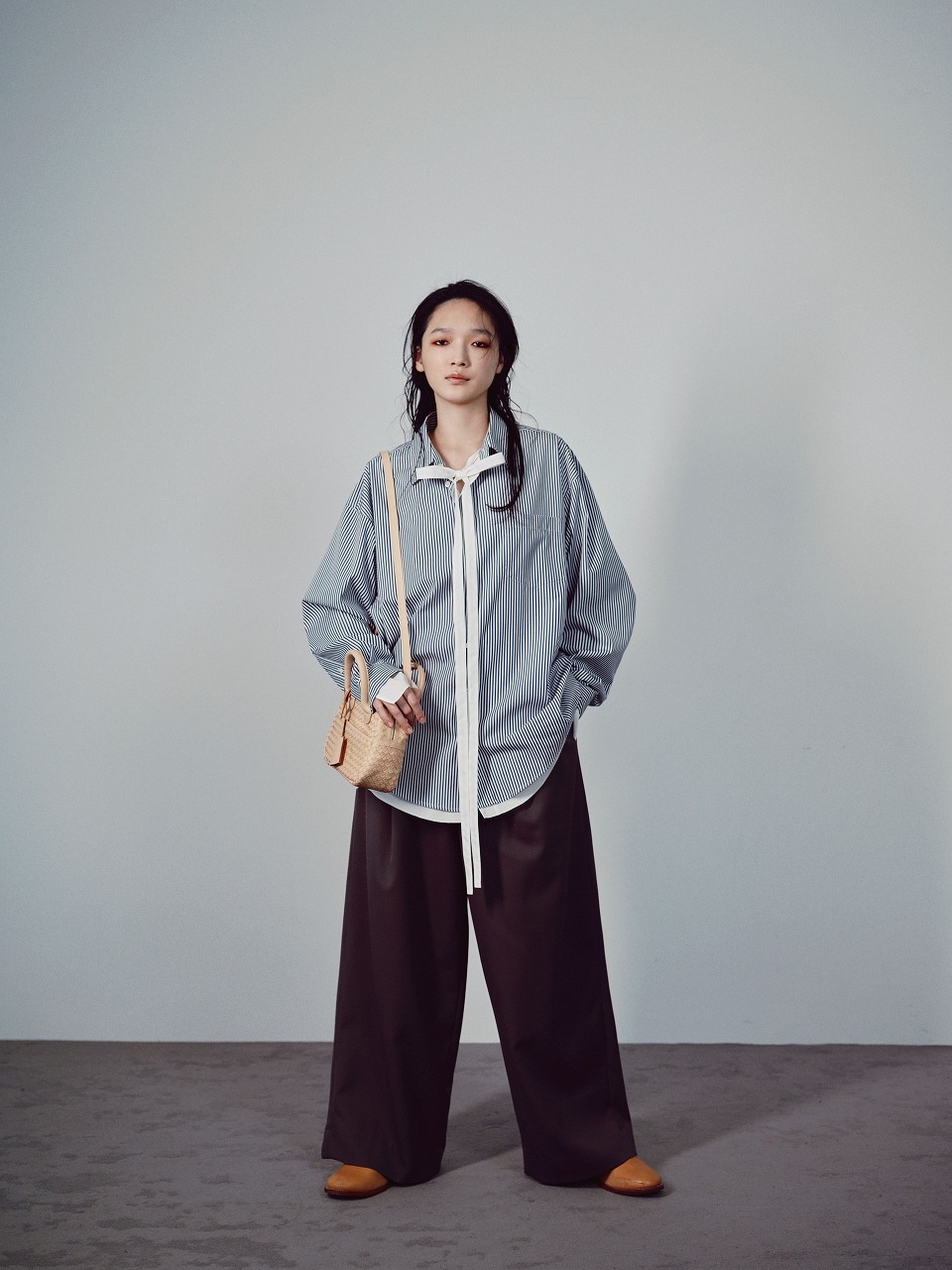 23AW】【Rich I/リッチアイ】Rich I-04-SH-01 REVERSIBLE SHIRT（2色 
