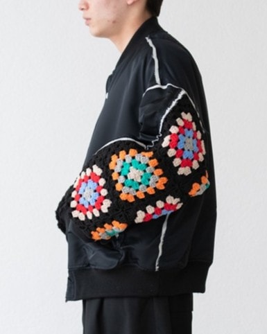 26SS春物】【DISCOVEREDディスカバード】DISCOVERED CROCHET SLEEVE MA