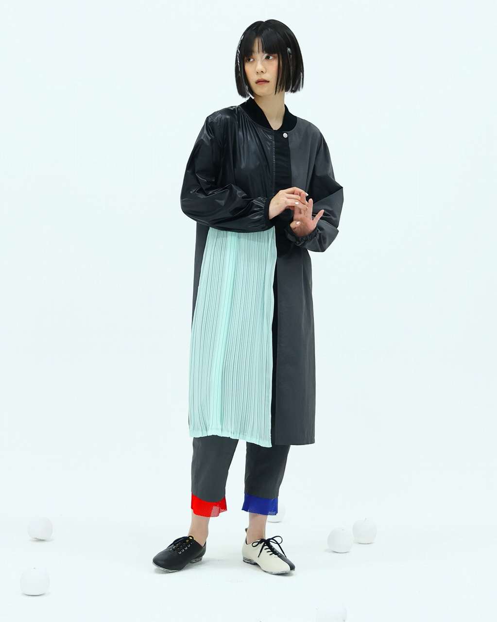 BEDSIDEDRAMAベッドサイドドラマ】Asymmetric right coat（bsd23SS-05