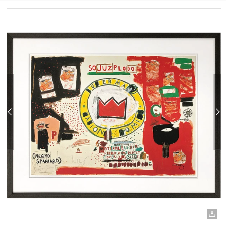 アートパネル アートフレーム】バスキア Jean-Michel Basquiat