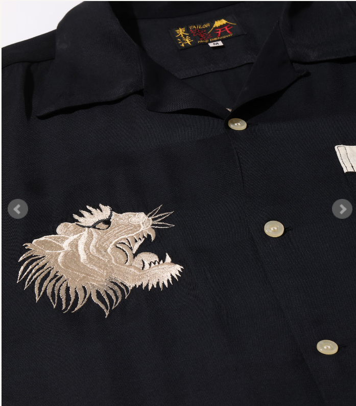おとら 楽天市場】TAILOR TOYO / SUKA BOWLING SHIRT “ROARING TIGER