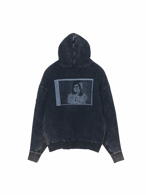 C.E cavempt PLAGUE HEAVY HOODY ダメージ加工 CES26CS06-grn-01.jpg