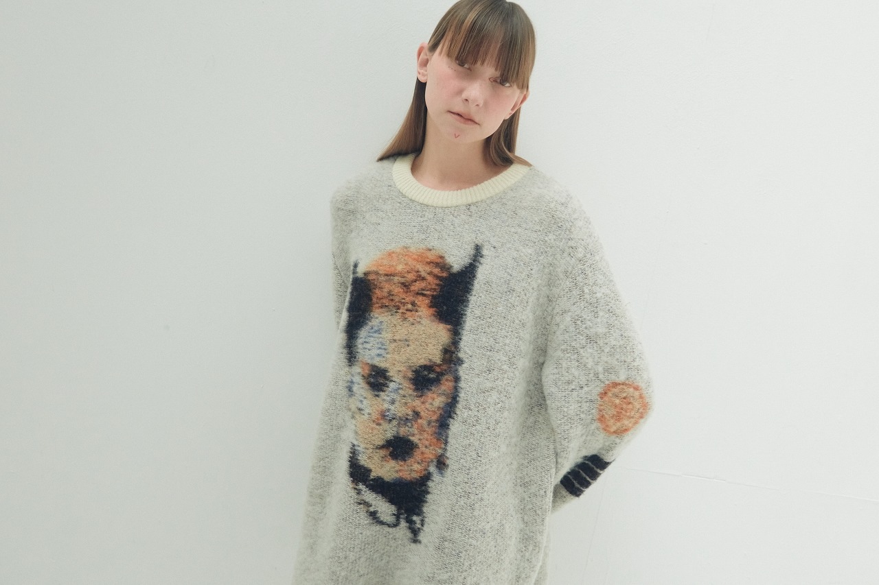 【受注】【10％ POINT還元!!】【STOFストフ】 Alternative Knit Sweater（SF26AW-17）(2色 ...