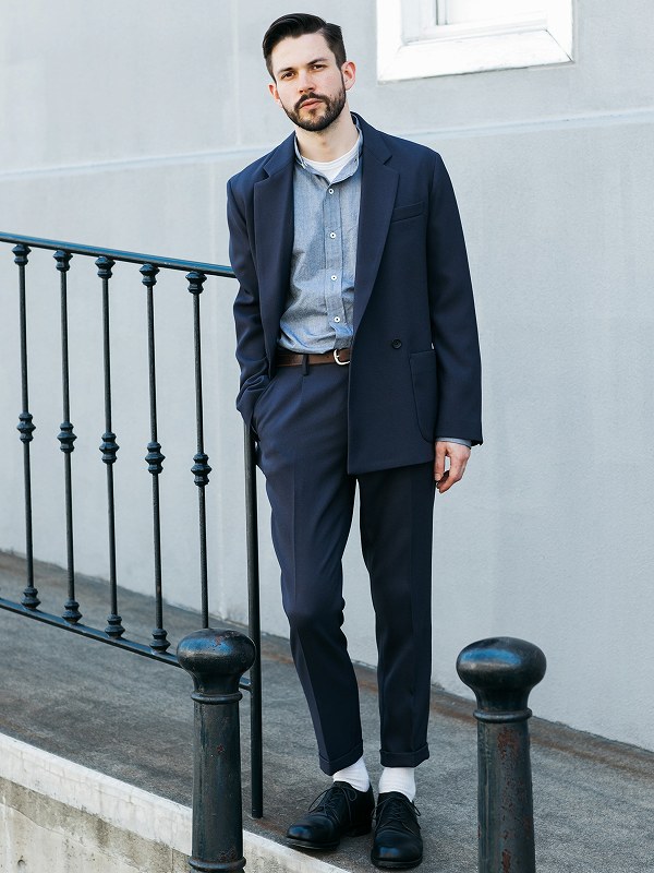 ☆【MR.OLIVEミスターオリーブ】 RETORO POLYESTER TWILL / 2B DOUBLE