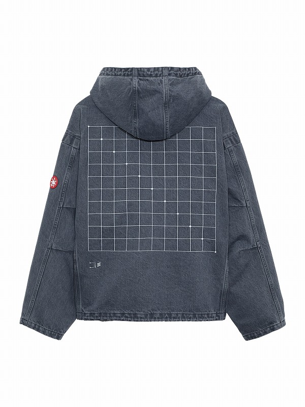 c.e cavempt Black denim zip parka 22ss ジャケット・アウター