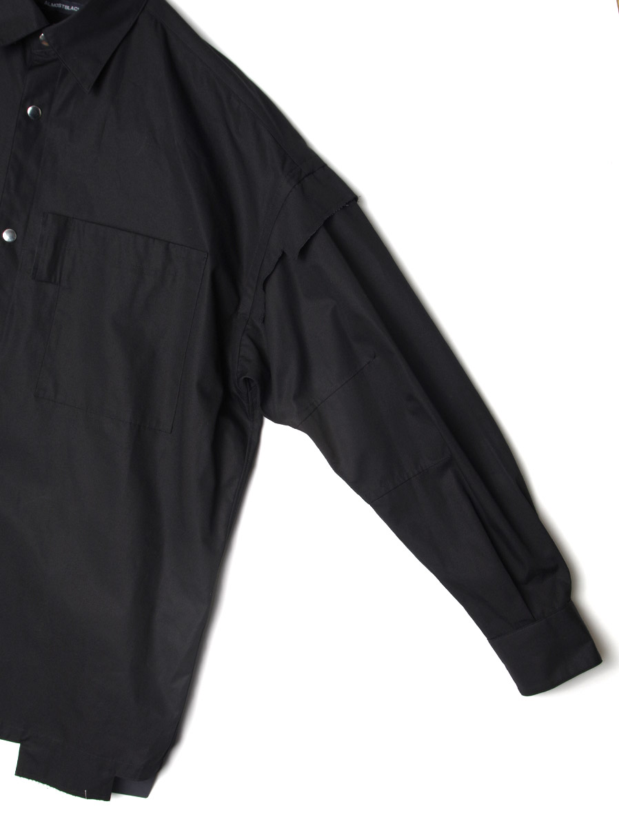 ALMOSTBLACK 20SS PLAY FORM SHIRT BLOUSON