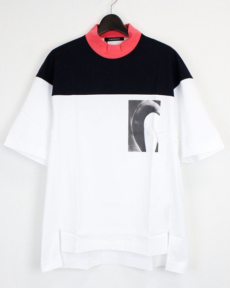 ALMOSTBLACKオールモストブラック】プリントTシャツ / COLOR BLOCK BIG
