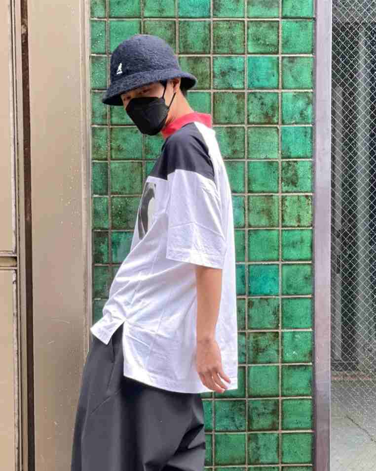 ALMOSTBLACKオールモストブラック】プリントTシャツ / COLOR BLOCK BIG