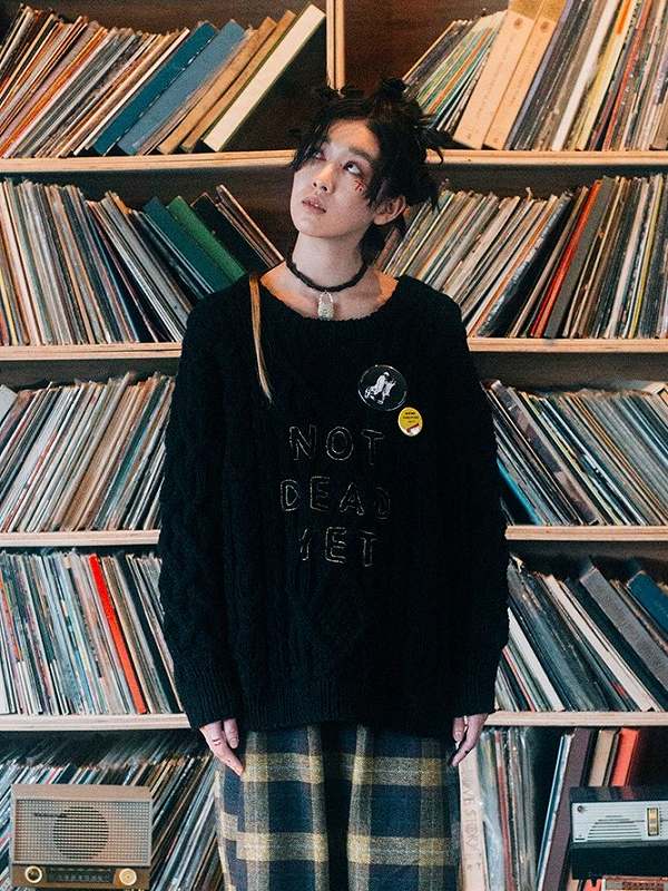 STOFストフ】 NOT DEAD YET Alan Sweater SF21AW-13(2色) | すべての 