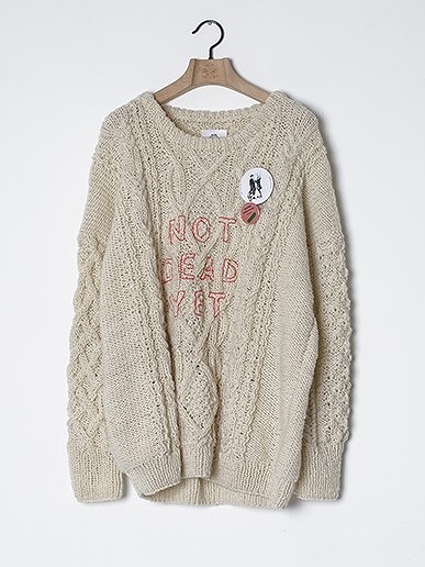 STOFストフ】 NOT DEAD YET Alan Sweater SF21AW-13(2色) | すべての 