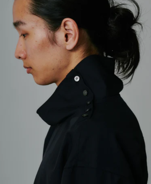 25AW】【FACETASM ファセッタズム】WOOL HIGH NECK SHIRT（2色