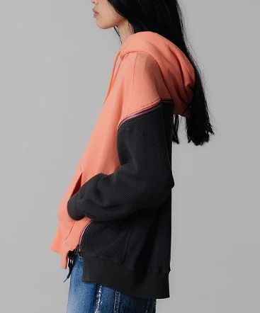 25SS】【FACETASM ファセッタズム】WAFFLE KNIT ZIP HOODIE | FACETASM