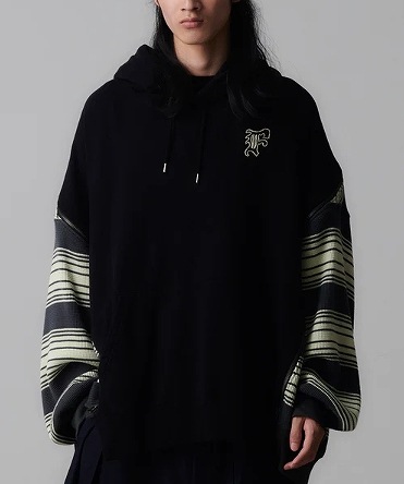 25SS】【FACETASM ファセッタズム】WAFFLE KNIT ZIP HOODIE | FACETASM