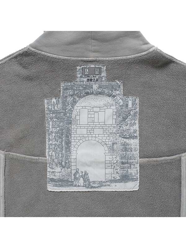 C.E/CAVEMPT】 OVERDYE DEVIDE STAND COLLAR SWEAT CES18CS08 (2色 