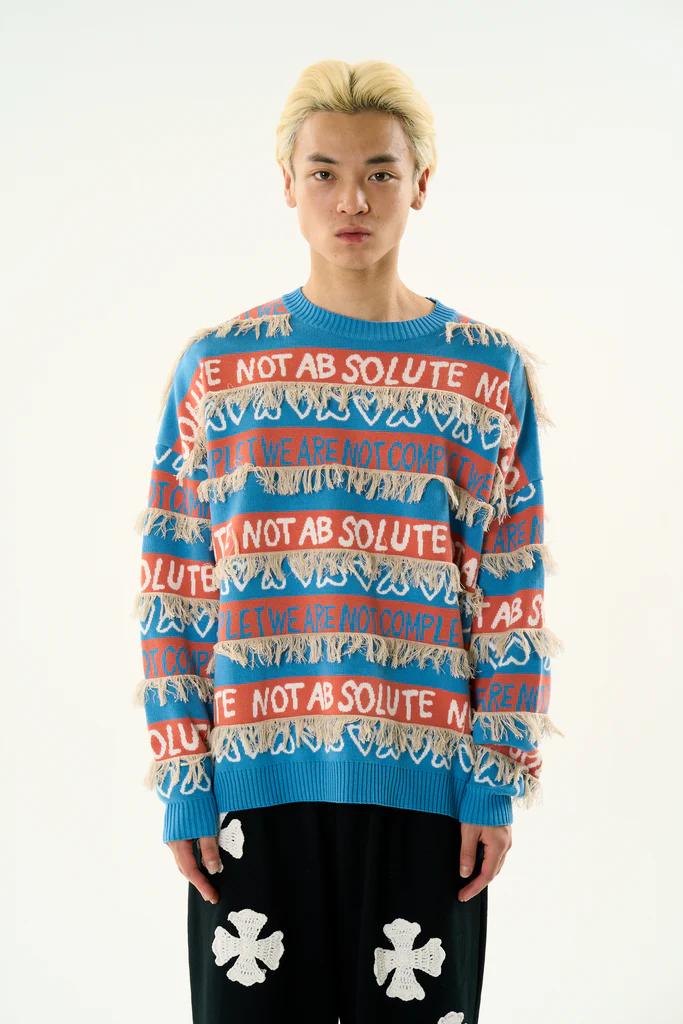 DISCOVEREDディスカバード】CRAZY BORDER KNIT（MULTI/BLACK