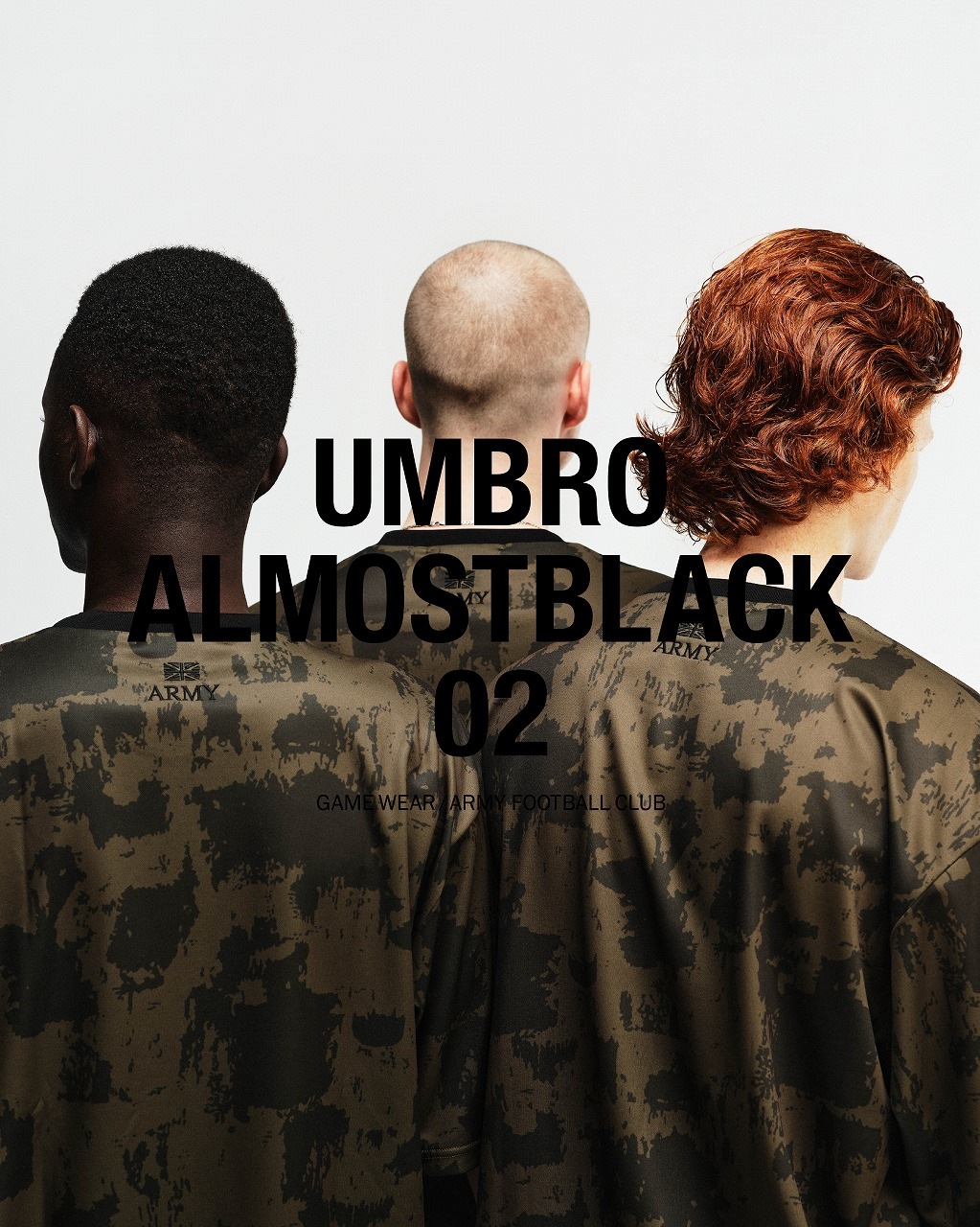 ALMOSTBLACKオールモストブラック】UMBRO × ALMOSTBLACK