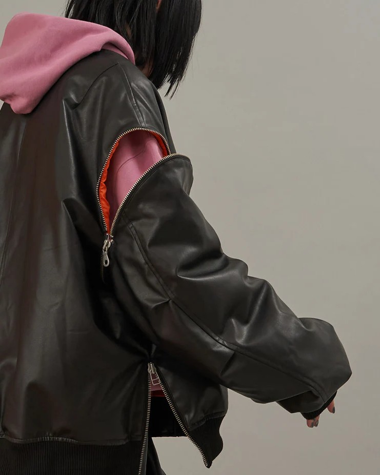 SeeSew シーソー】5-ZIP REVERSIBLE BOMBER JACKET（2色） | SeeSew