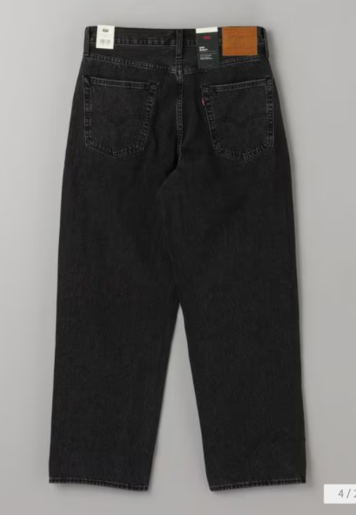 LEVI’Sリーバイス578廃盤品バギーデニムパンツブラックW33 L32新品 SALE】【Levis リーバイス】578 バギー デニム パンツ（ブラック