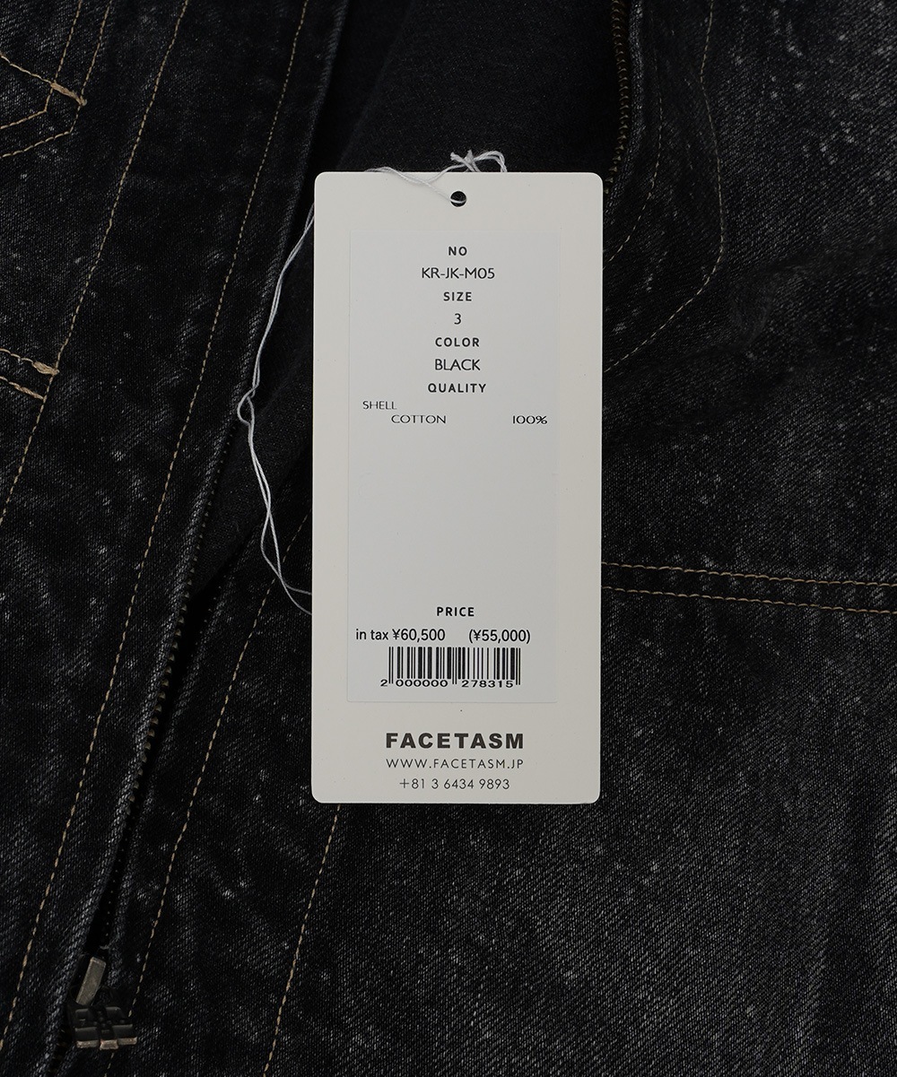 FACETASM ファセッタズム】GALAXY DENIM HOODED JACKET/INDIGO  