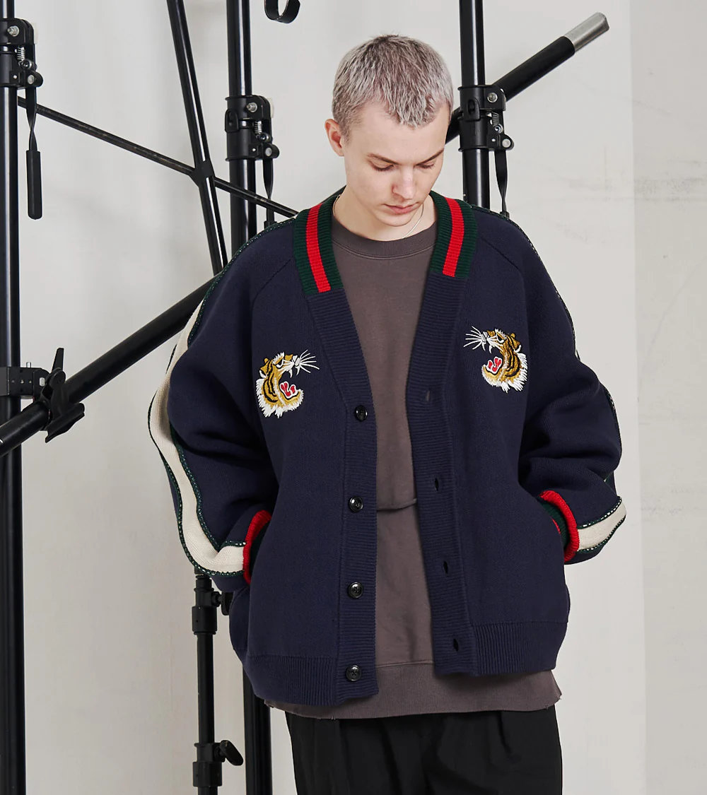 SeeSew ドラゴン刺繍 カーディガン SeeSew シーソー】SKA CARDIGAN 2 （250083）（2色） | SeeSew | AMATERA