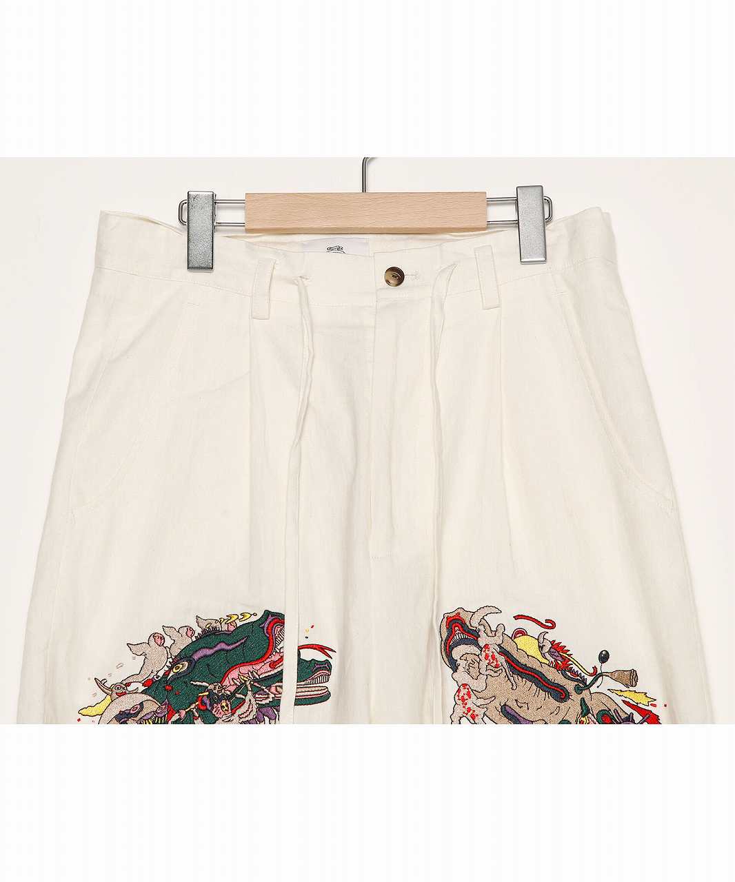 STOFストフ】 Linen UTAGE Embroi Pants (SF24SS-12)(2色） | すべての