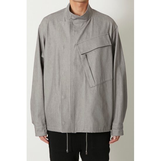 オールモストブラック WVN DENIM MLTRY BLOUSON ジャケッ POINT2倍