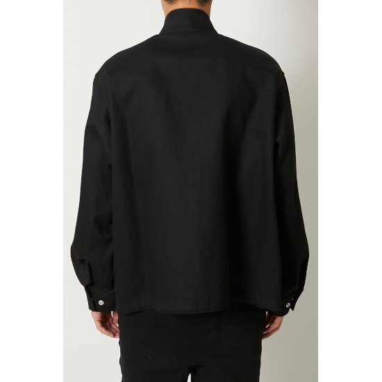 オールモストブラック WVN DENIM MLTRY BLOUSON ジャケッ POINT2倍