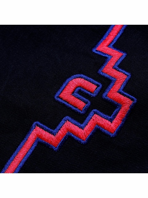 C.E FRAME EMBROIDERY JACKET ジャケット　大きいサイズ Nature Pattern Jacquard Short Denim