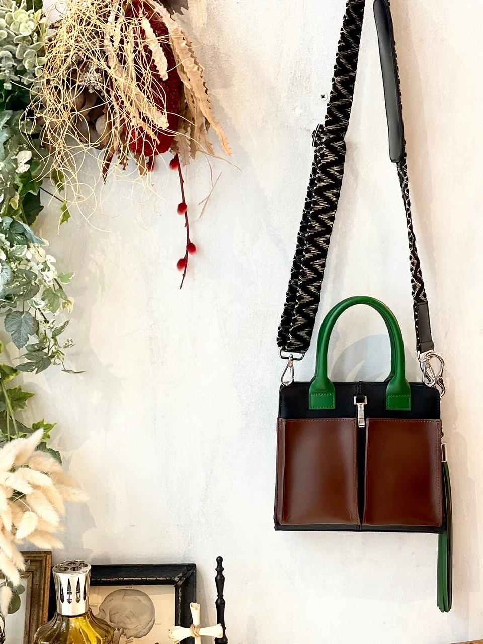 Rich I/リッチアイ】Rich I-07-A-02 ATTACHMENT [LEATEHR FRINGE CHARM