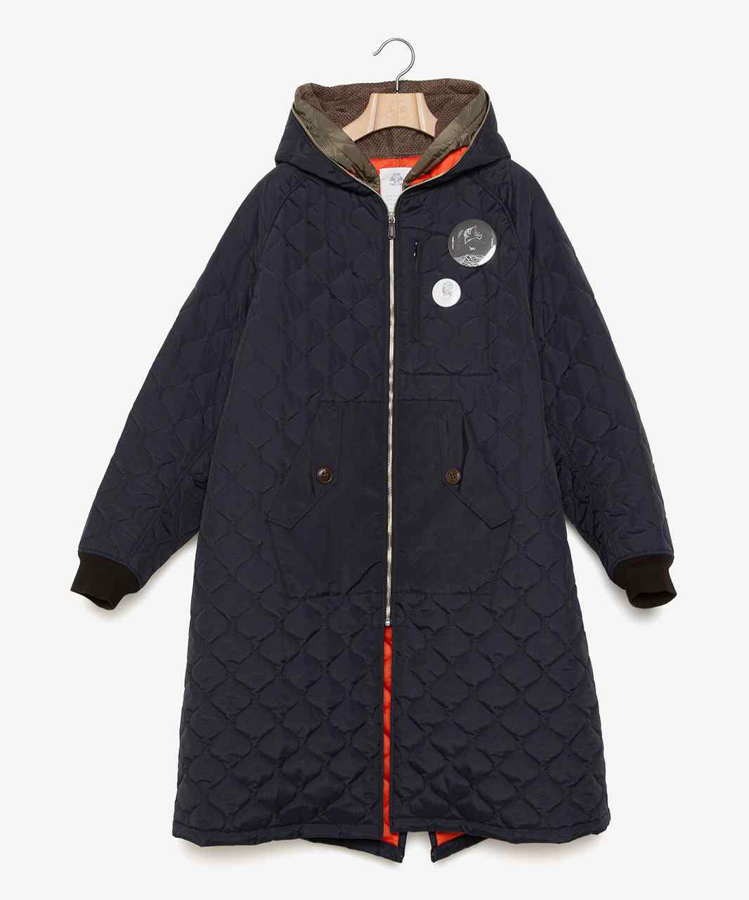 受注】【POINT2倍】【STOFストフ】Quilt Layer Hoodie Coat